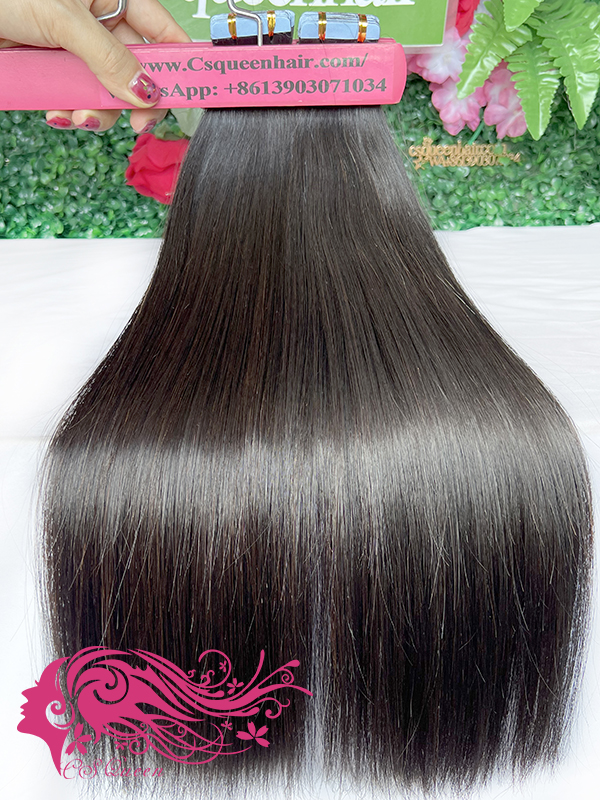 Raw Straight Tape In Extension Raw Hair 4 Pack Deals (50g/pack. 20pcs/pack)